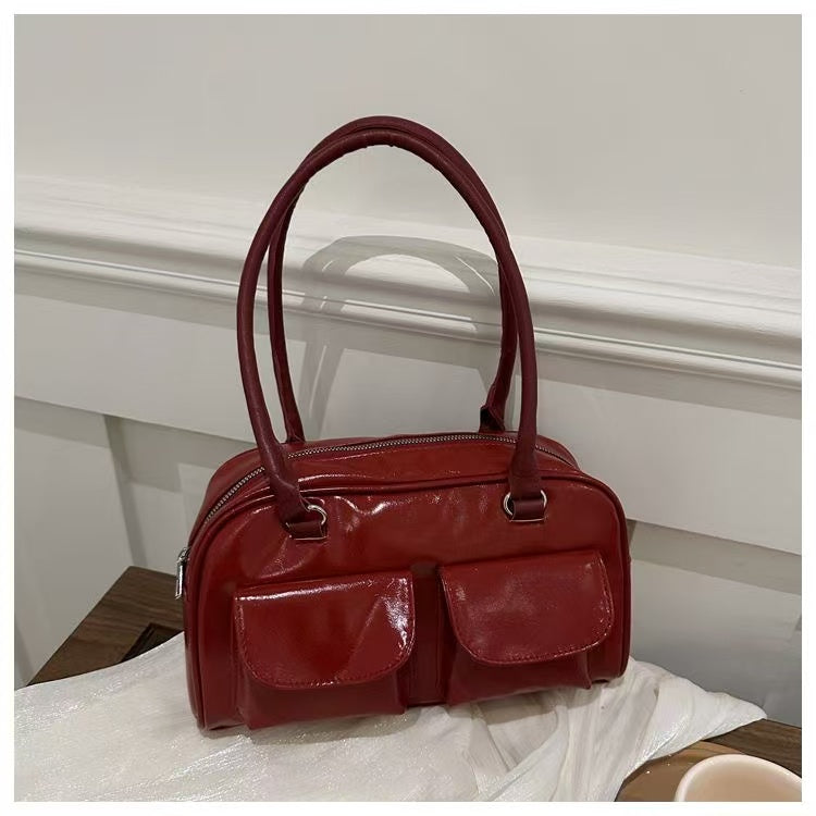 COD-06 Glossy Handbag Red