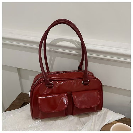 COD-06 Glossy Handbag Red